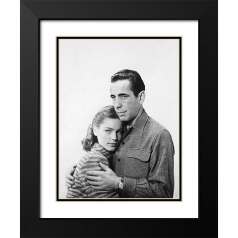 Key Largo - Lauren Bacall Black Modern Wood Framed Art Print with Double Matting by Hollywood Photo Archive