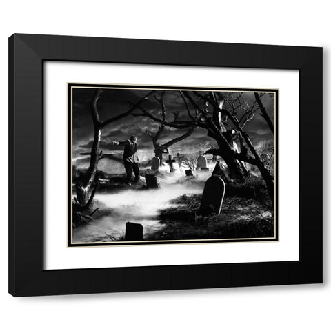 Son of Frankenstein - Bela Lugosi Black Modern Wood Framed Art Print with Double Matting by Hollywood Photo Archive
