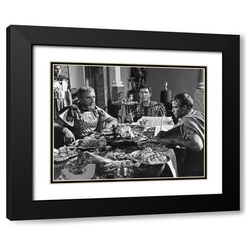 Marlon Brando Black Modern Wood Framed Art Print with Double Matting by Hollywood Photo Archive