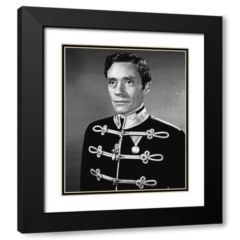 Mel Ferrer Black Modern Wood Framed Art Print with Double Matting by Hollywood Photo Archive