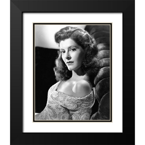 Micheline Cheirel Black Modern Wood Framed Art Print with Double Matting by Hollywood Photo Archive