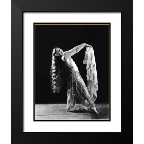 Olive Ann Alcorn Black Modern Wood Framed Art Print with Double Matting by Hollywood Photo Archive