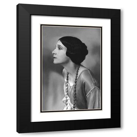 Olive Ann Alcorn Black Modern Wood Framed Art Print with Double Matting by Hollywood Photo Archive
