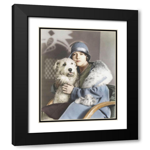 Ruth Chatterton 013 Black Modern Wood Framed Art Print with Double Matting by Hollywood Photo Archive