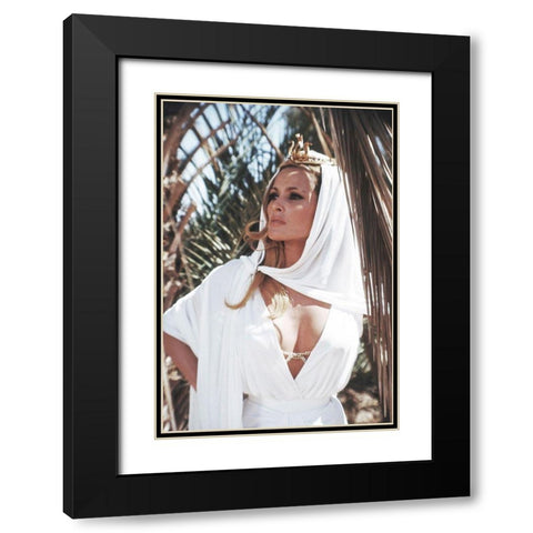 Ursula Andress - SHE Black Modern Wood Framed Art Print with Double Matting by Hollywood Photo Archive