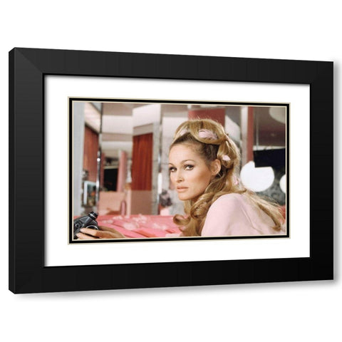 Ursula Andress- Casino Royale Black Modern Wood Framed Art Print with Double Matting by Hollywood Photo Archive