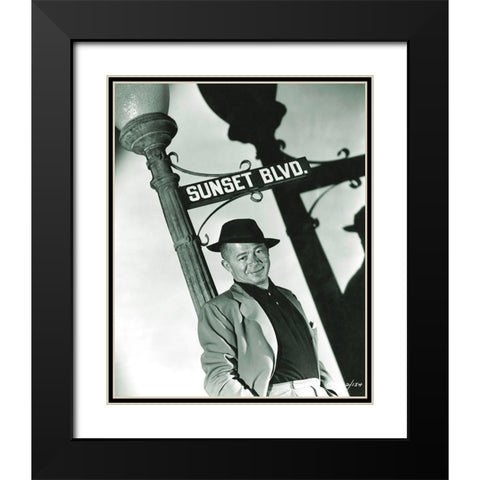Billy Wilder Director - Sunset Boulevard Black Modern Wood Framed Art Print with Double Matting by Hollywood Photo Archive
