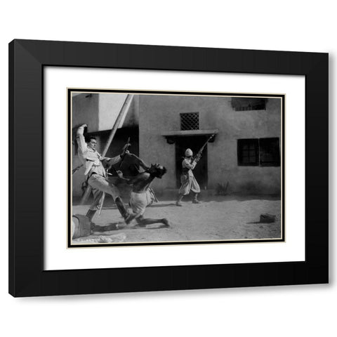 Cary Grant - Gunga Din Black Modern Wood Framed Art Print with Double Matting by Hollywood Photo Archive