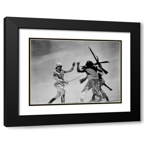 Cary Grant - Gunga Din Black Modern Wood Framed Art Print with Double Matting by Hollywood Photo Archive