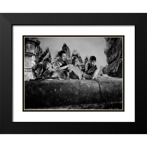 Cary Grant - Gunga Din Black Modern Wood Framed Art Print with Double Matting by Hollywood Photo Archive