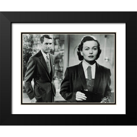 Cary Grant - People Will Talk Black Modern Wood Framed Art Print with Double Matting by Hollywood Photo Archive