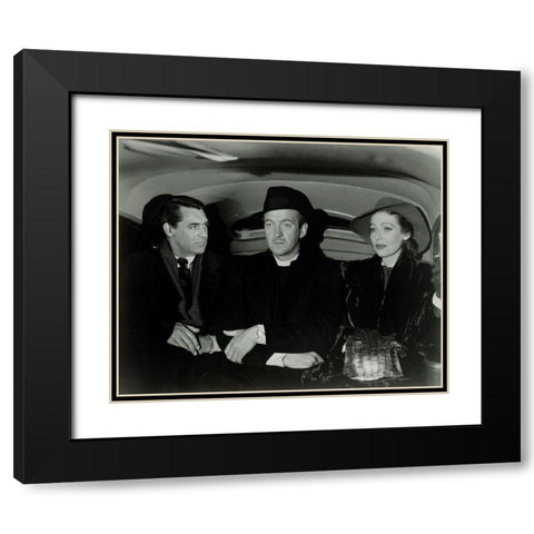 Cary Grant - The Bishops Wife Black Modern Wood Framed Art Print with Double Matting by Hollywood Photo Archive