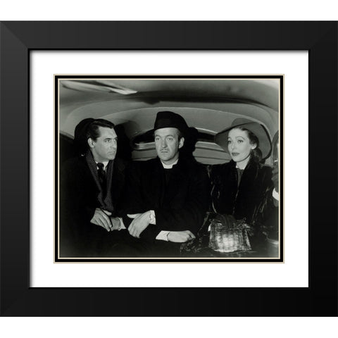 Cary Grant - The Bishops Wife Black Modern Wood Framed Art Print with Double Matting by Hollywood Photo Archive