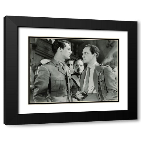 Cary Grant - The Eagle And The Hawk Black Modern Wood Framed Art Print with Double Matting by Hollywood Photo Archive