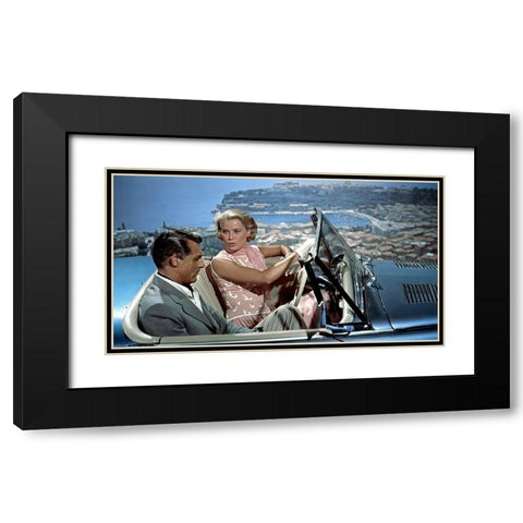 Cary Grant - To Catch A Thief Black Modern Wood Framed Art Print with Double Matting by Hollywood Photo Archive