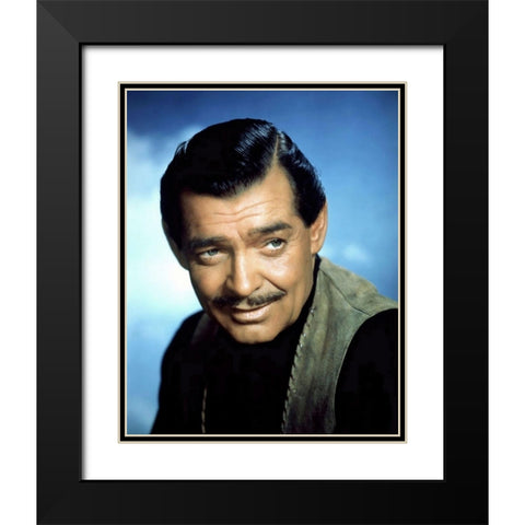 Clark Gable - The Tall Men Black Modern Wood Framed Art Print with Double Matting by Hollywood Photo Archive