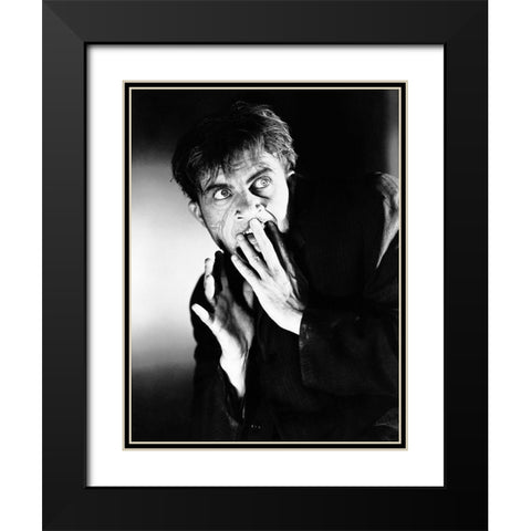 Dwight Frye - Frankenstein Black Modern Wood Framed Art Print with Double Matting by Hollywood Photo Archive