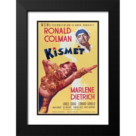 Kismet Black Modern Wood Framed Art Print with Double Matting by Hollywood Photo Archive