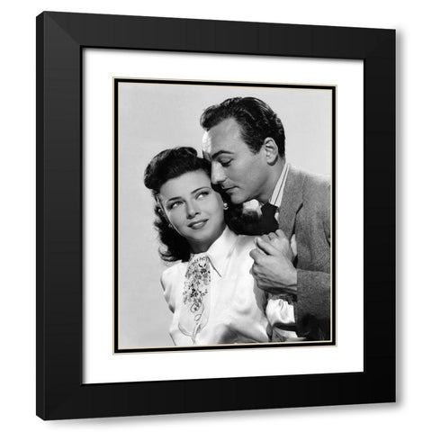 The Return of the Whistler - Lenore Aubert Black Modern Wood Framed Art Print with Double Matting by Hollywood Photo Archive