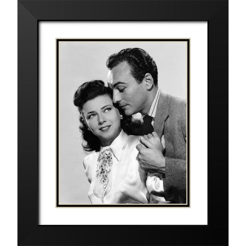 The Return of the Whistler - Lenore Aubert Black Modern Wood Framed Art Print with Double Matting by Hollywood Photo Archive