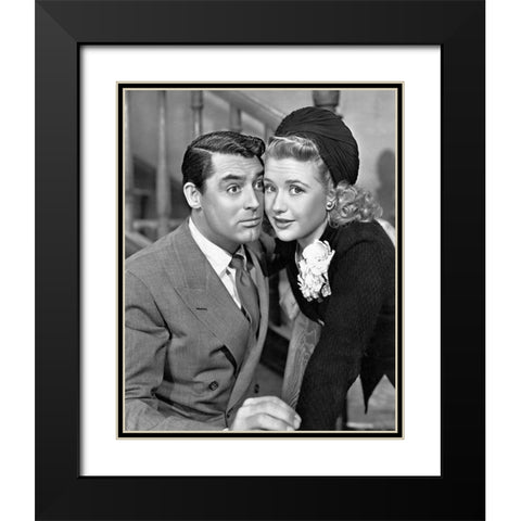 Cary Grant - Arsenic and Old Lace Black Modern Wood Framed Art Print with Double Matting by Hollywood Photo Archive