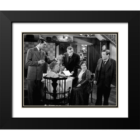 Cary Grant - Arsenic and Old Lace Black Modern Wood Framed Art Print with Double Matting by Hollywood Photo Archive
