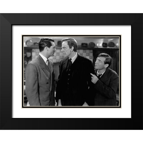 Cary Grant - Arsenic and Old Lace Black Modern Wood Framed Art Print with Double Matting by Hollywood Photo Archive