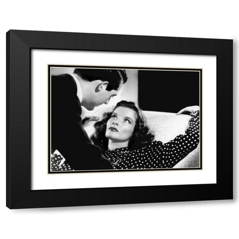 Cary Grant - Bringing Up Baby Black Modern Wood Framed Art Print with Double Matting by Hollywood Photo Archive