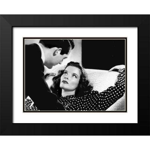 Cary Grant - Bringing Up Baby Black Modern Wood Framed Art Print with Double Matting by Hollywood Photo Archive