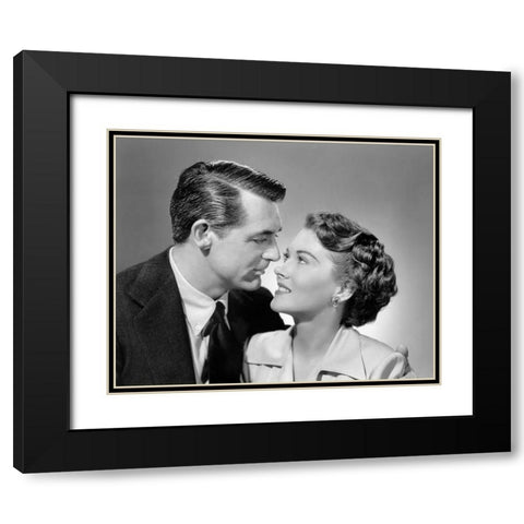 Cary Grant Black Modern Wood Framed Art Print with Double Matting by Hollywood Photo Archive