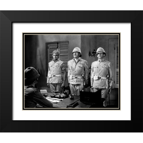 Cary Grant  - Gunga Din Black Modern Wood Framed Art Print with Double Matting by Hollywood Photo Archive