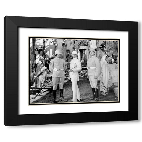 Cary Grant  - Gunga Din Black Modern Wood Framed Art Print with Double Matting by Hollywood Photo Archive