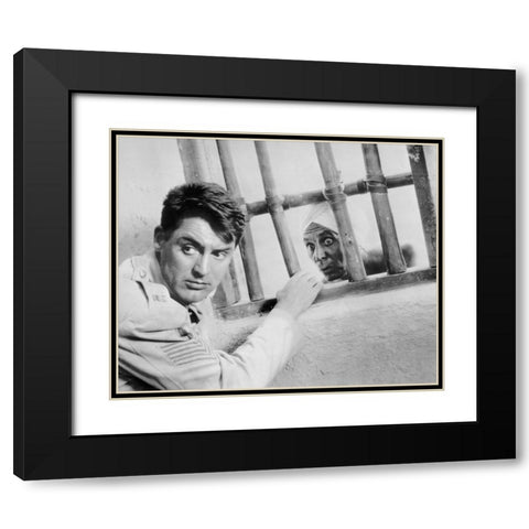 Cary Grant  - Gunga Din Black Modern Wood Framed Art Print with Double Matting by Hollywood Photo Archive