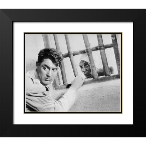 Cary Grant  - Gunga Din Black Modern Wood Framed Art Print with Double Matting by Hollywood Photo Archive