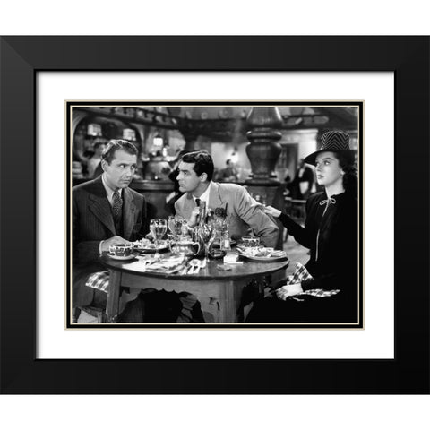 Cary Grant - His Girl Friday Black Modern Wood Framed Art Print with Double Matting by Hollywood Photo Archive