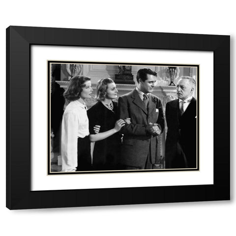 Cary Grant Black Modern Wood Framed Art Print with Double Matting by Hollywood Photo Archive