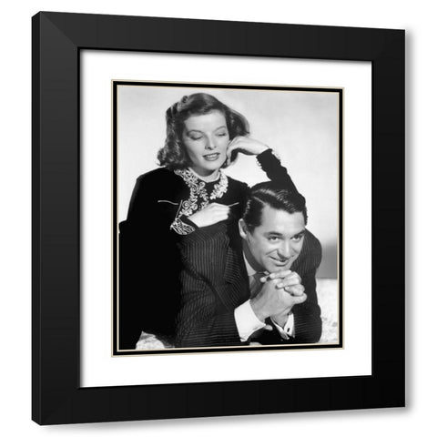 Cary Grant Black Modern Wood Framed Art Print with Double Matting by Hollywood Photo Archive