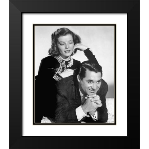 Cary Grant Black Modern Wood Framed Art Print with Double Matting by Hollywood Photo Archive