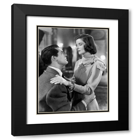Cary Grant Black Modern Wood Framed Art Print with Double Matting by Hollywood Photo Archive