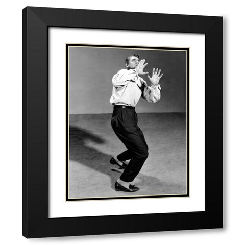 Cary Grant - North By Northwest Black Modern Wood Framed Art Print with Double Matting by Hollywood Photo Archive
