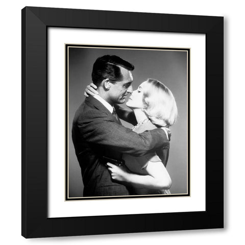 Cary Grant - North By Northwest Black Modern Wood Framed Art Print with Double Matting by Hollywood Photo Archive