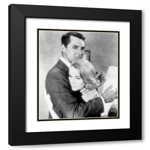 Cary Grant - North By Northwest Black Modern Wood Framed Art Print with Double Matting by Hollywood Photo Archive