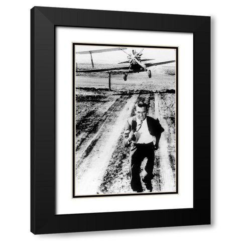 Cary Grant - North By Northwest Black Modern Wood Framed Art Print with Double Matting by Hollywood Photo Archive