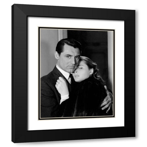 Cary Grant Black Modern Wood Framed Art Print with Double Matting by Hollywood Photo Archive