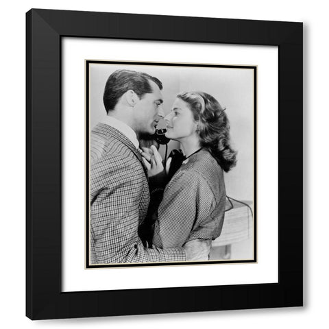 Cary Grant Black Modern Wood Framed Art Print with Double Matting by Hollywood Photo Archive