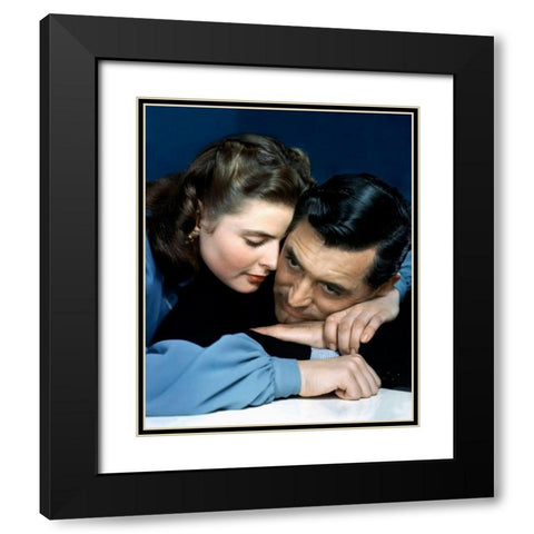 Cary Grant Black Modern Wood Framed Art Print with Double Matting by Hollywood Photo Archive