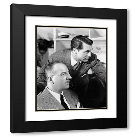 Cary Grant Black Modern Wood Framed Art Print with Double Matting by Hollywood Photo Archive