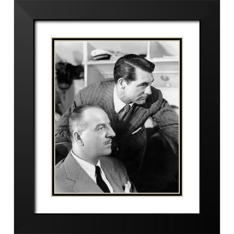 Cary Grant Black Modern Wood Framed Art Print with Double Matting by Hollywood Photo Archive