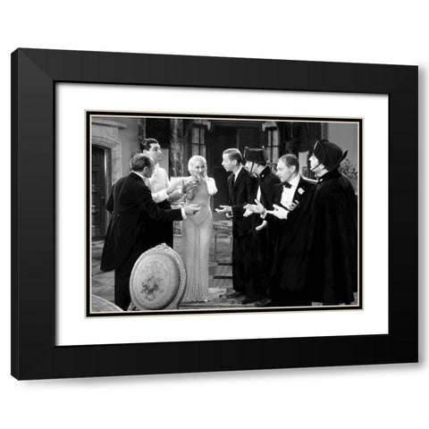 Cary Grant Black Modern Wood Framed Art Print with Double Matting by Hollywood Photo Archive