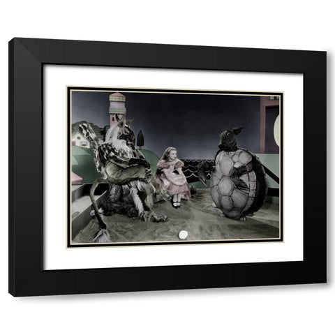 Alice in Wonderland, 1933 Black Modern Wood Framed Art Print with Double Matting by Hollywood Photo Archive